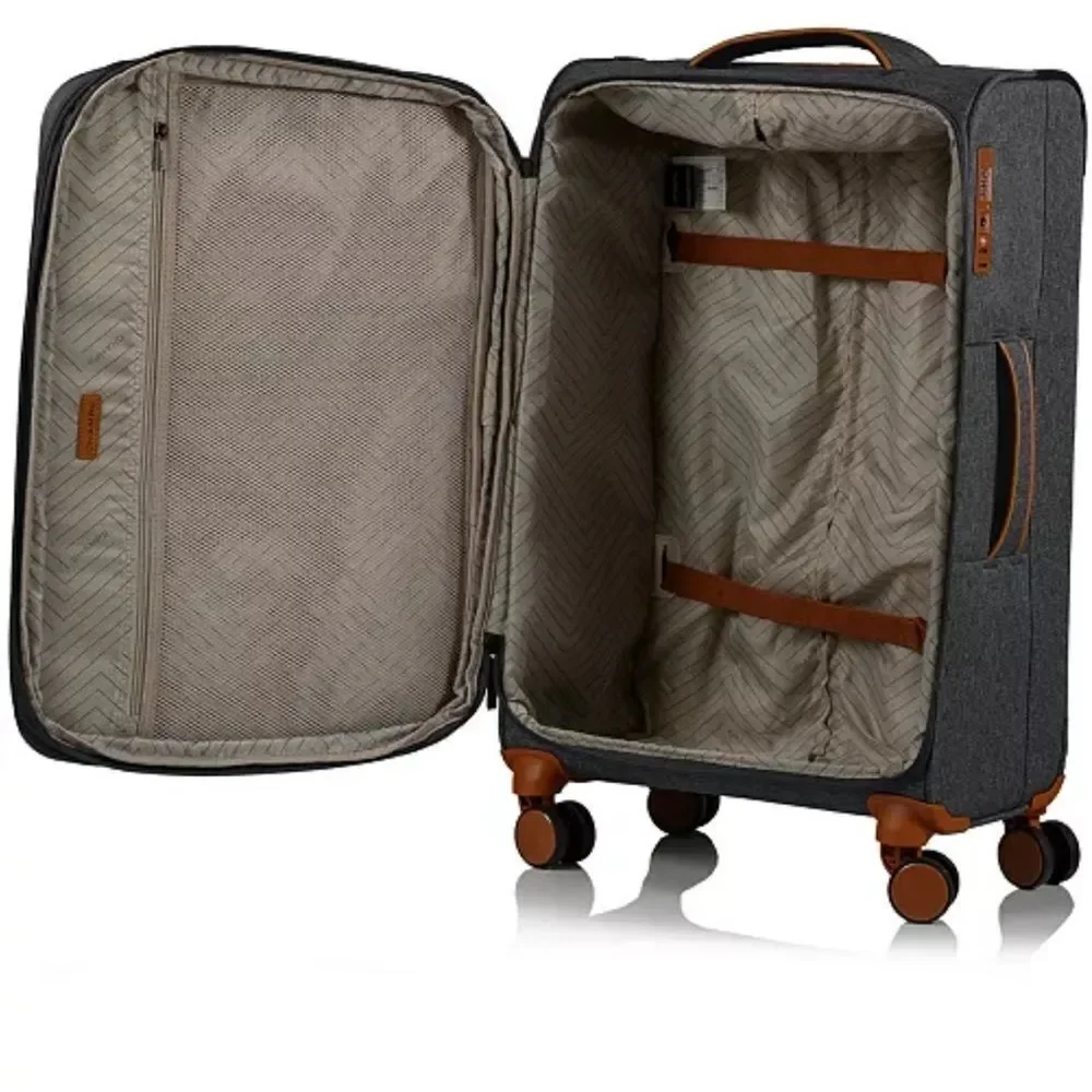 CHAMPS Classic II Collection 1-piece Softside Luggage  suitcase 24”Grey GREY
